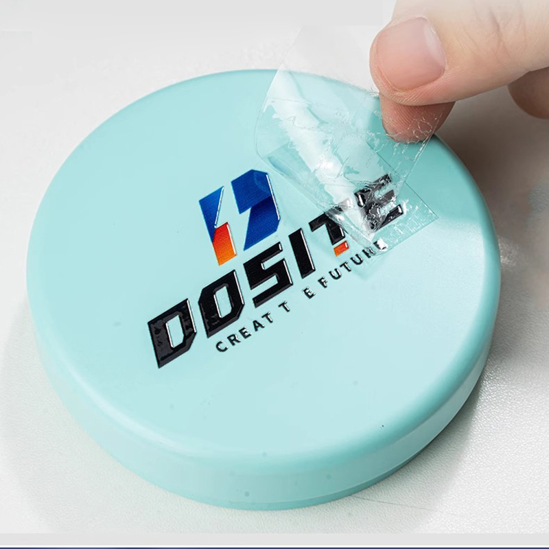 3D Printing Labubu - 3DカスタムカラーUV転写ステッカー DTFプリント ブランドロゴ クリアクリスタルラベル シャインゴールド シルバー