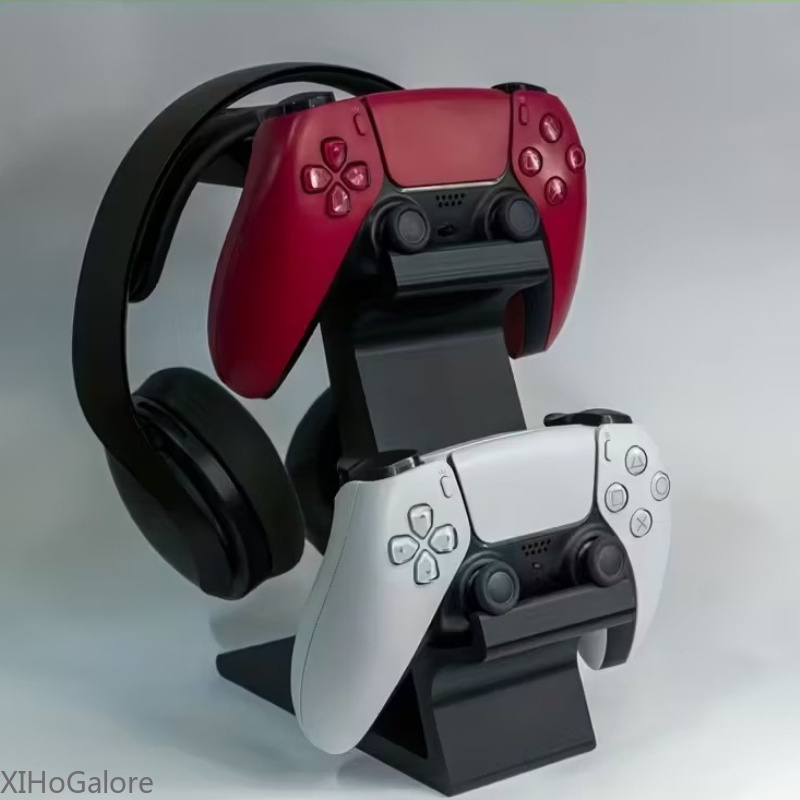 3D Printing Xbox Controller - 3D プリントされた 23 センチメートルユニバーサルコントローラーとヘッドセット一体型スタンドホルダー PS4 PS5
