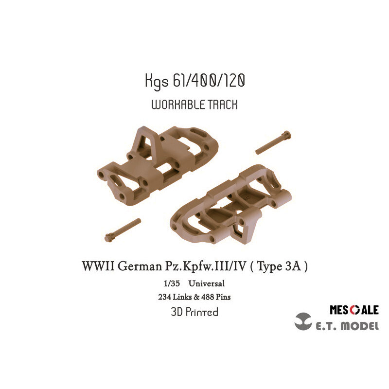 3D Printing Ideas - ET 1/35 P35-020 第二次世界大戦 ドイツ軍 Pz.Kpfw.III/IV
