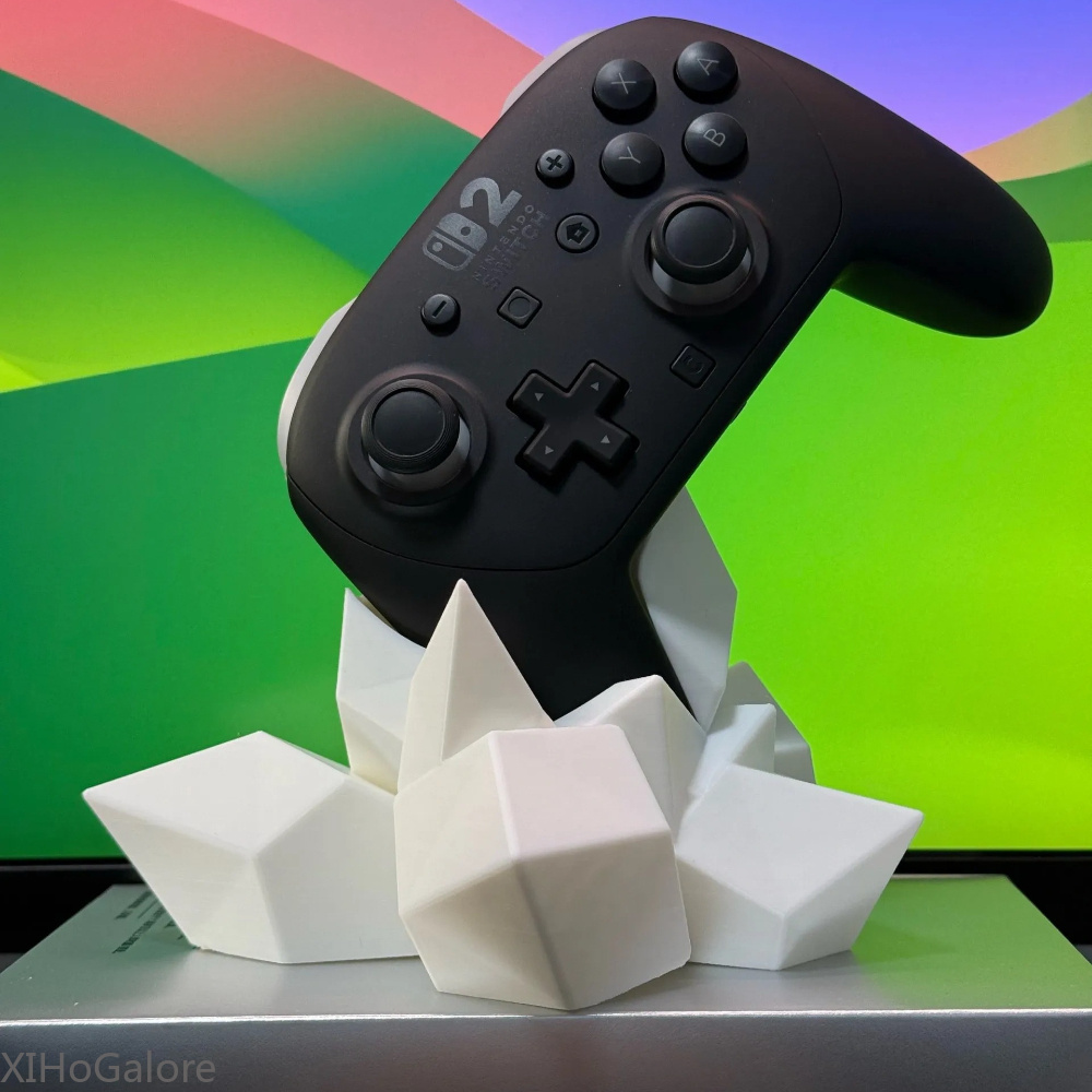 3D Printing Xbox Controller - 3Dプリントクリスタル製ゲームコントローラースタンドホルダー Xbox PS4 PS5 Switch対応 ゲーミングデスクデコレーションオーナメントギフト
