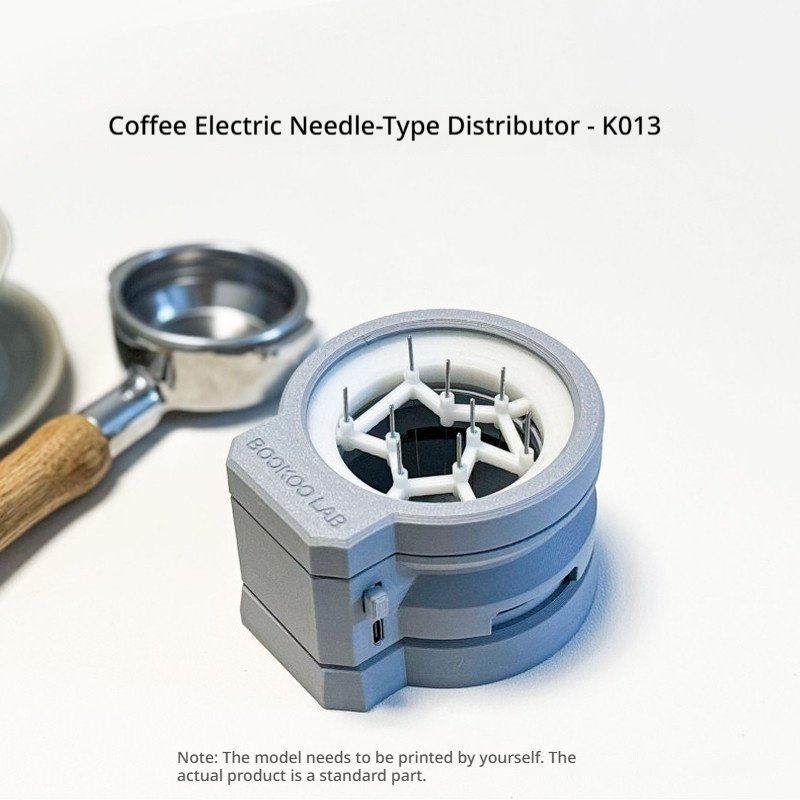 3D Printing Metal - BooKoo電動コーヒーWDT分配ツールK013 3Dプリント製エスプレッソコーヒー製造用部品