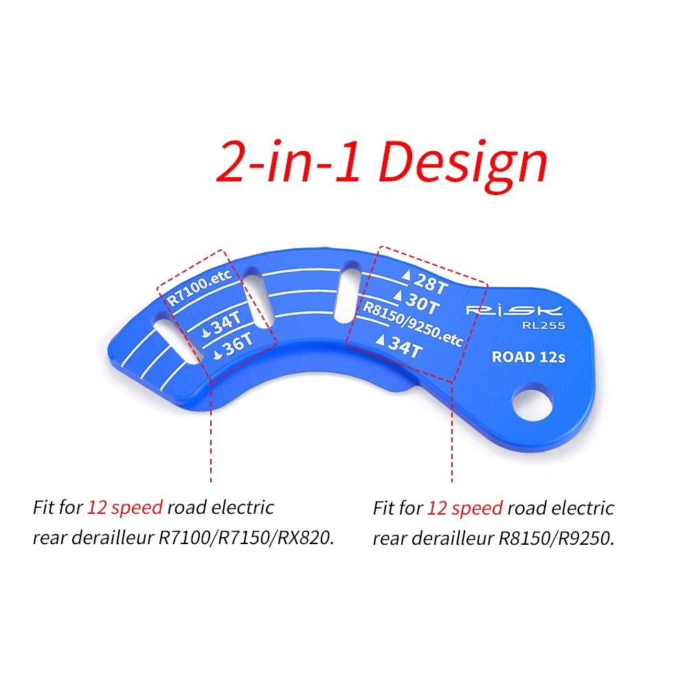 3D Printing Guide - 12T測定用電動リアディレイラーアジャスター3Dプリント補助ツールライディングゲージガイドツール精密測定