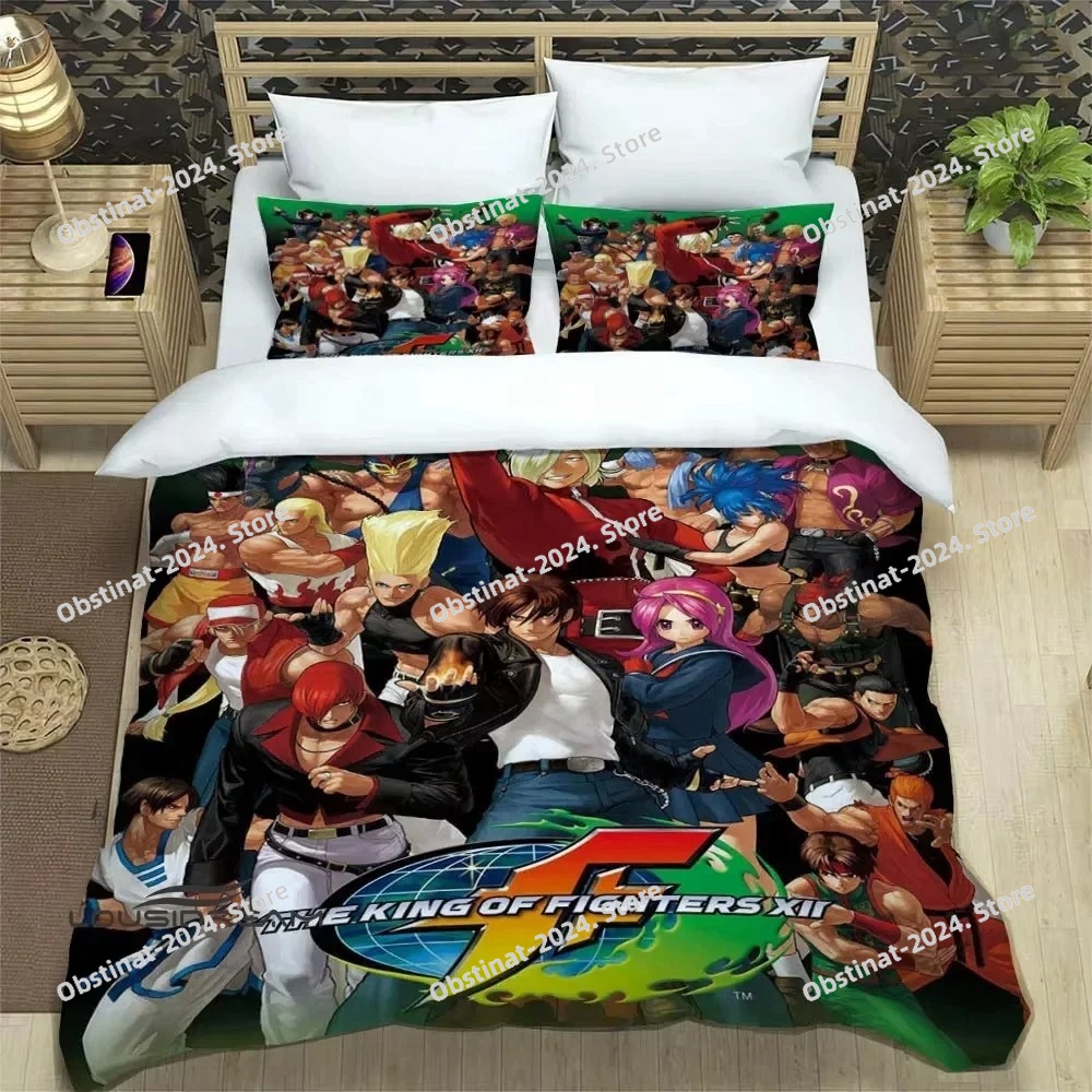 KOFゲーム漫画3D寝具セットプリントベッドセット布団カバー - 3D Printing Quilting のレビューと価格