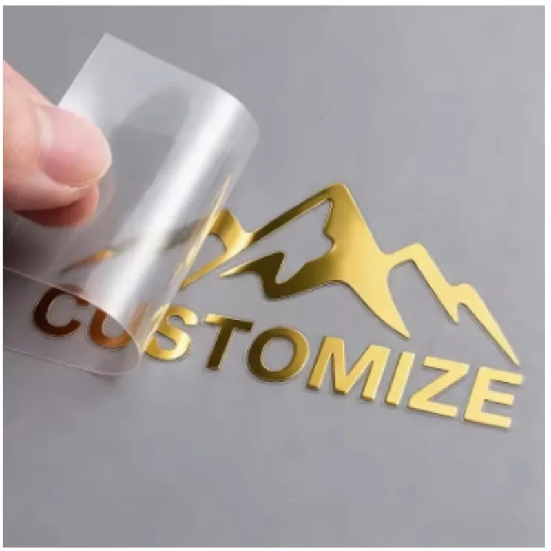 3Dカスタム転写ステッカー シャインメタルロゴ クリスタルラ - 3D Printing Metal のレビューと価格