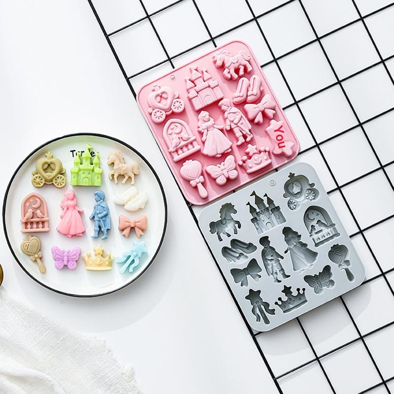🌸 12個取りプリンス・プリンセスシリコンモールド3Dリボン - 3D Printing Model Free のレビューと価格