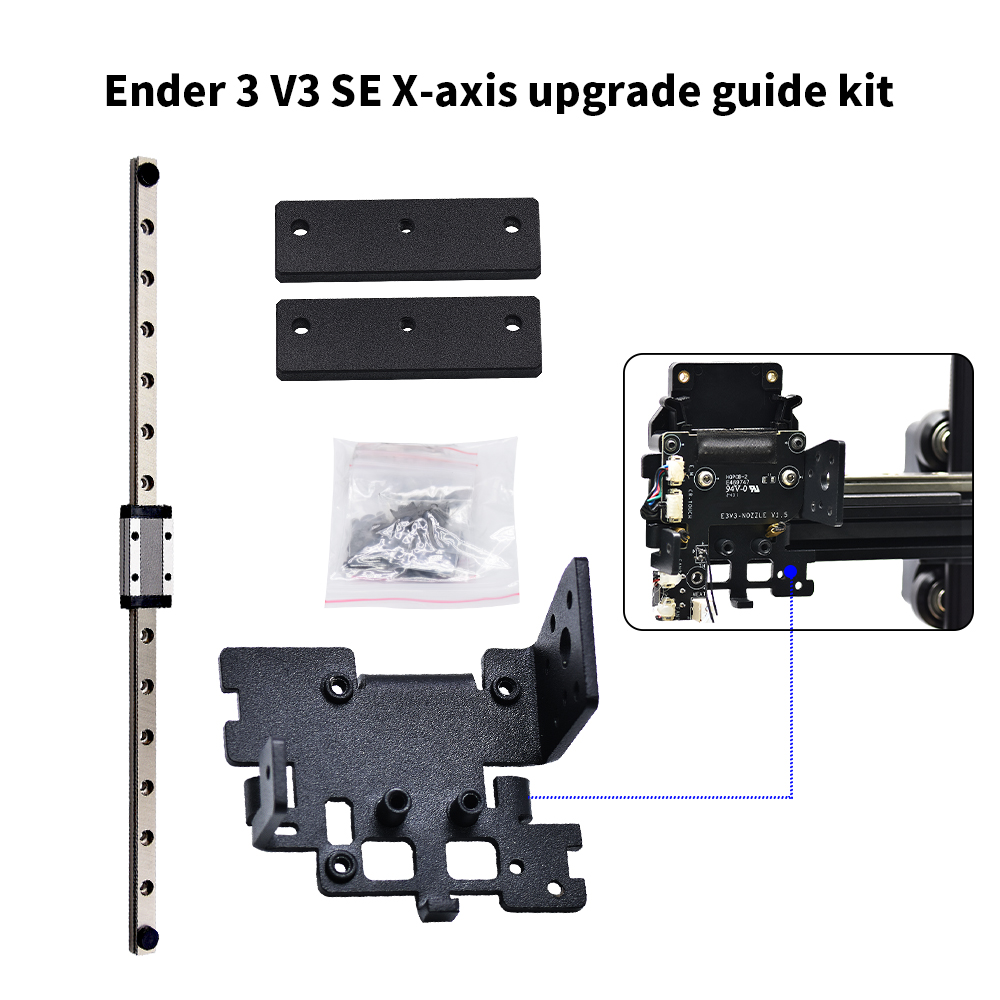 Ender-3 V3 SE Y軸デュアルリニアガイドキット  - 3D Printing Guide のレビューと価格