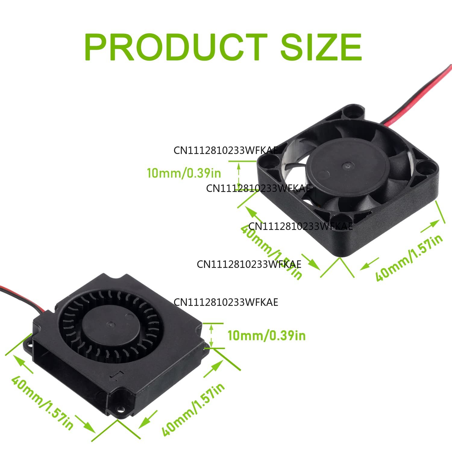 4010 ファン DC 24V エクストルーダー ホットエン - 3D Printing Ender のレビューと価格