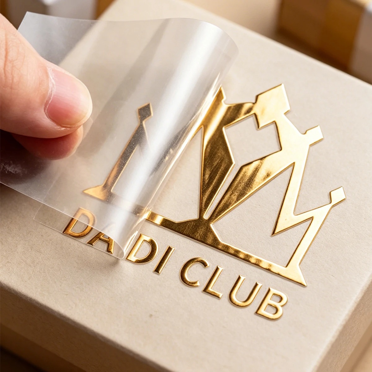3-8CM 100枚入り カスタム3Dゴールド転写ステッカー - 3D Printing Metal のレビューと価格