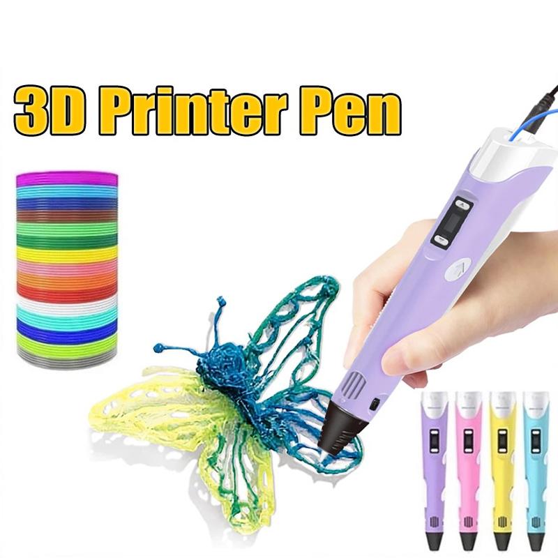 3D 印刷ペンインテリジェントペン作成グラフィティアートクラ - 3D Printing Pen For Adults のレビューと価格