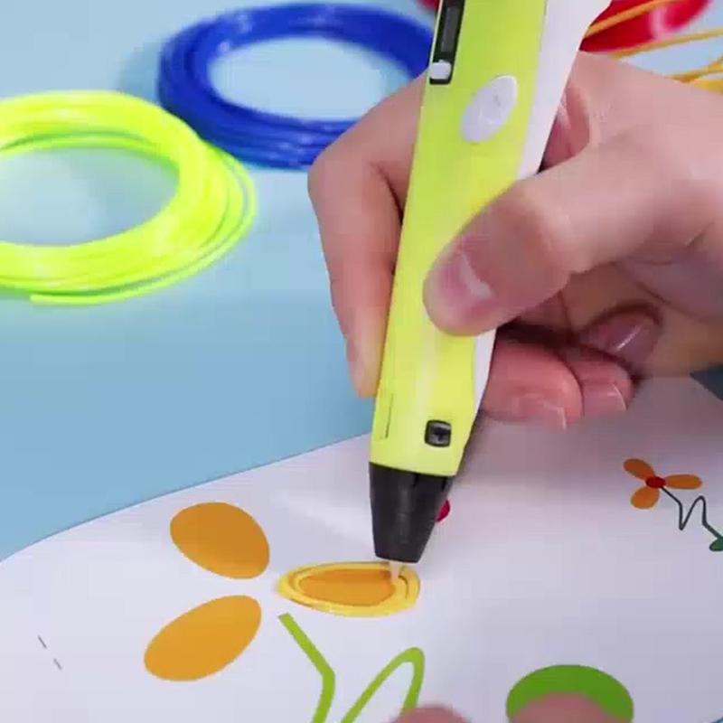 3D 印刷ペンインテリジェントペン作成グラフィティアートクラ - 3D Printing Pen For Adults のレビューと価格