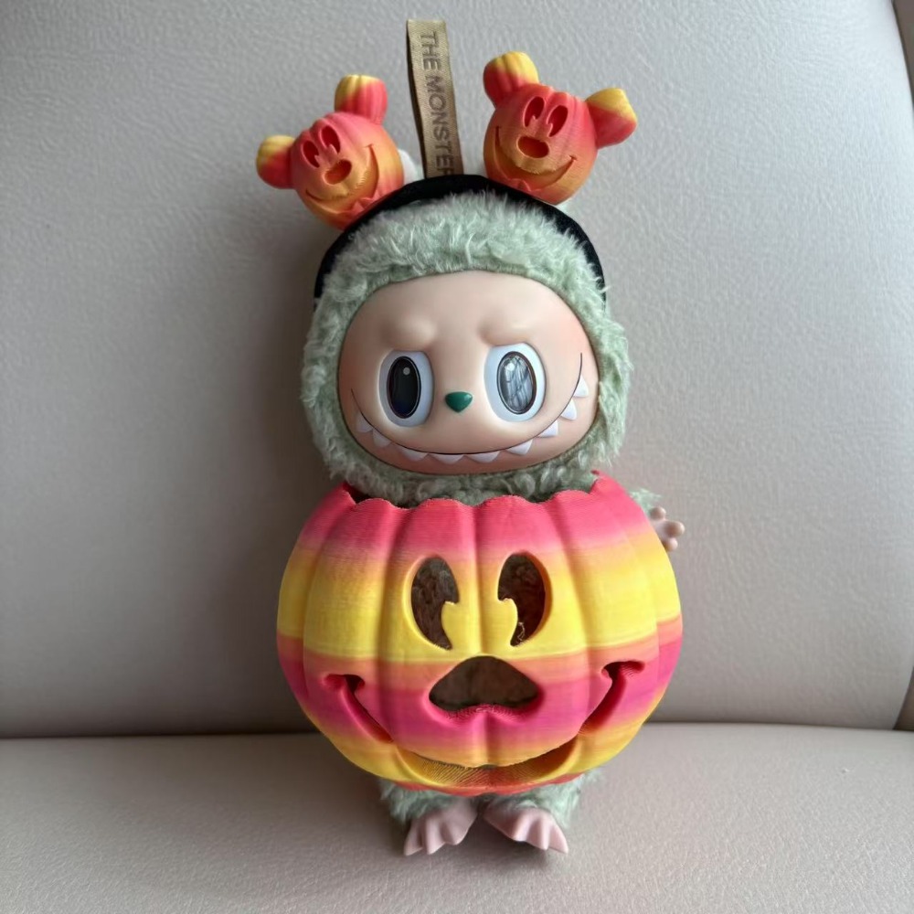 17CMラビュバスドール服ハロウィンパンプキンドレスアップ3 - 3D Printing Labubu のレビューと価格