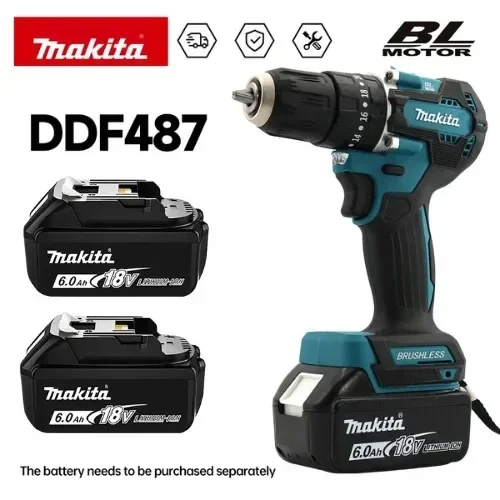 マキタ 100% オリジナル DDF487 コードレスドライ - Makita Drill Ddf484 のレビューと価格