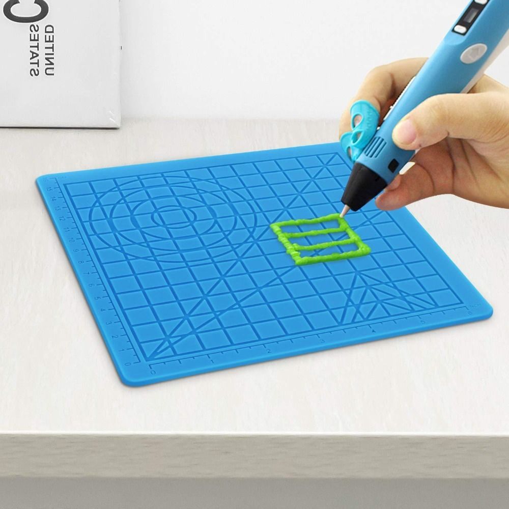 3D 印刷ペンシリコンデザインマット 2 指プロテクターテン - 3D Printing Pen For Adults のレビューと価格