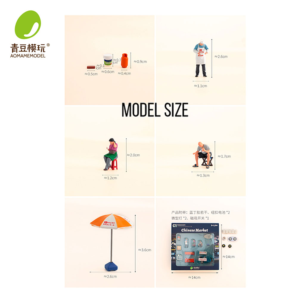 1/64 ナイトマーケットのモデルキット - 高精度3Dプリ - 3D Printing Model Free のレビューと価格