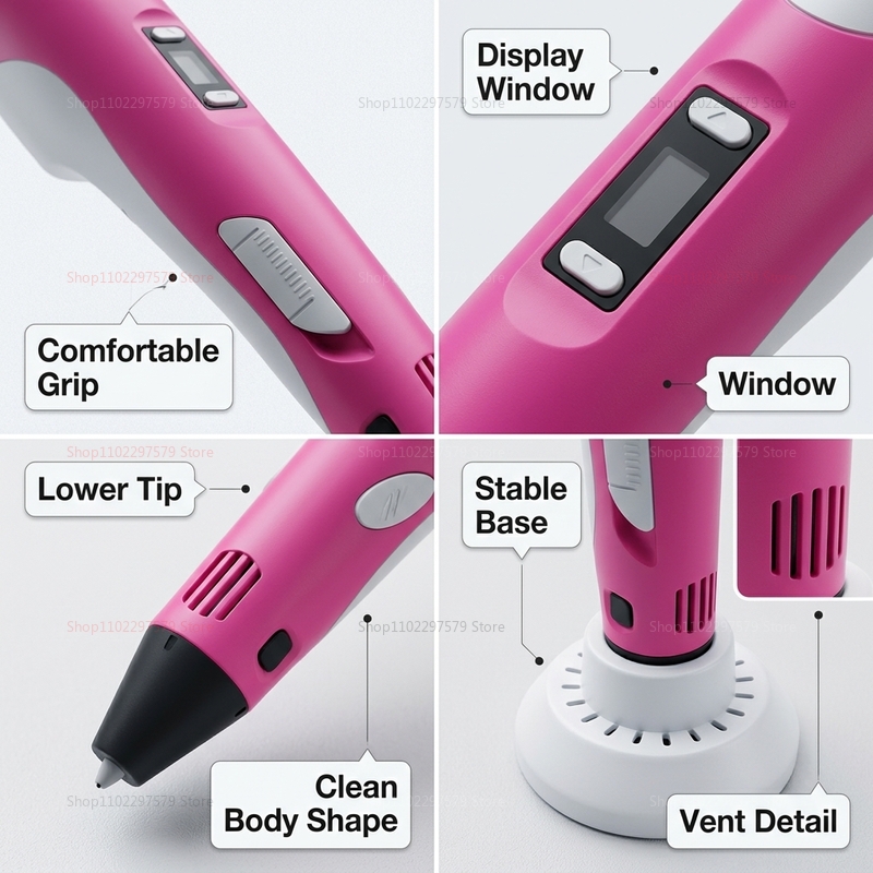 3Dプリントペン 9M PLAフィラメント付き 高温耐熱 D - 3D Printing Pen For Adults のレビューと価格