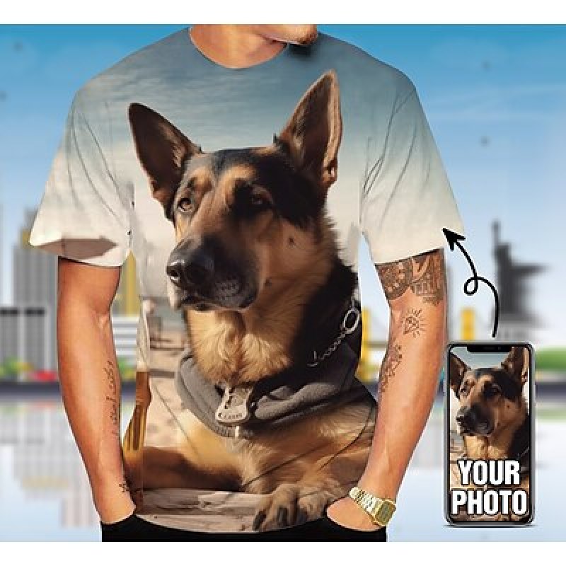 男性用のカスタマイズ可能な3DプリントTシャツ,カスタマイズ - 3D Printing Ideas のレビューと価格