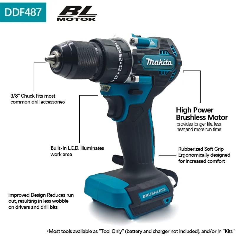 2026年製 マキタ DDF487 18V ブラシレスコード - Makita Drill Ddf484 のレビューと価格