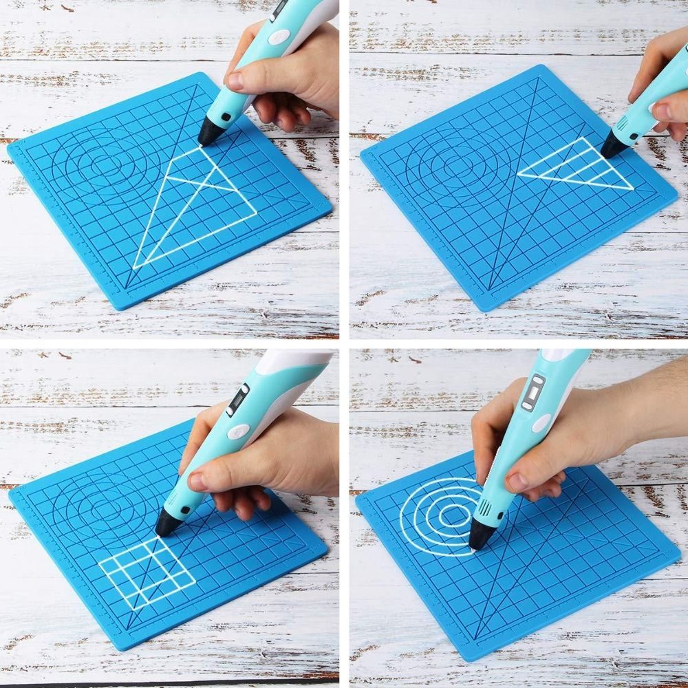 シリコーンデザインゴムパッド 3D 印刷ペン用 2 指プロテ - 3D Printing Pen For Adults のレビューと価格