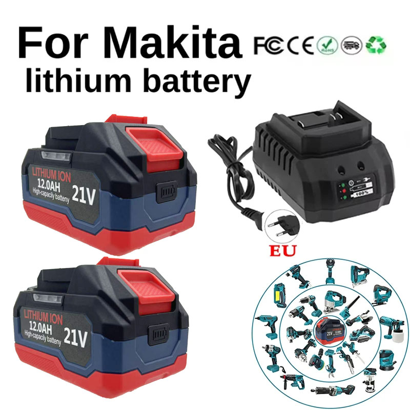 18V 21V 6.0 9.0 12.0Ah 充電式リチウム - Makita Drill Ddf484 のレビューと価格
