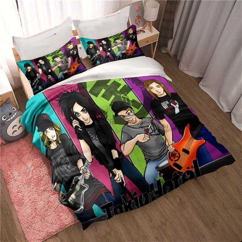 ニュートキオホテル寝具セット3Dプリントファッションロックバ - 3D Printing Quilting のレビューと価格
