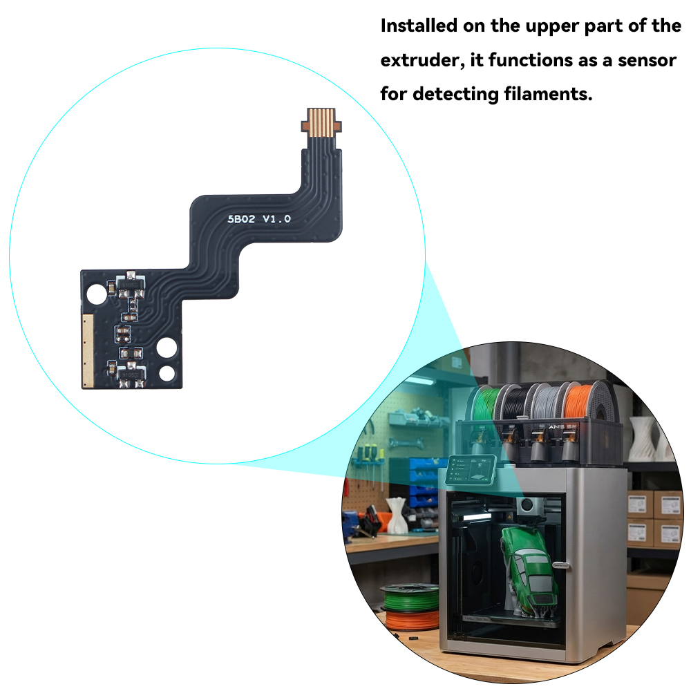 Bambu Lab P2S エクストルーダーフィラメントセン - 3D Printing Xyz のレビューと価格